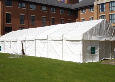 large corporate marquee